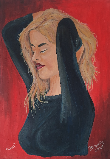 "Lisa", 50 x 70 cm, (canvas) July 2025